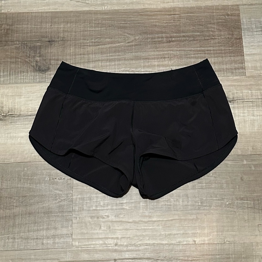 Black Speed Up Low-Rise Lined Short 2.5”